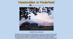Desktop Screenshot of hunebedden.nl